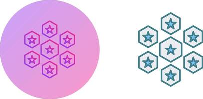 Unique Reputation Management Icon Design vector