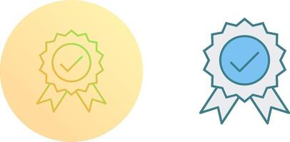 Unique Quality Control Icon Design vector