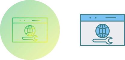 Unique Web Support Icon Design vector