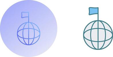 Unique Global Signals Icon Design vector