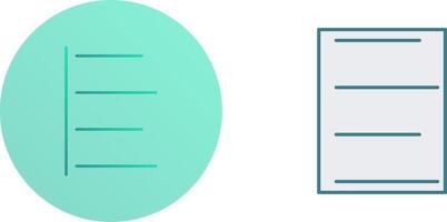 Unique Left Align Icon Design vector