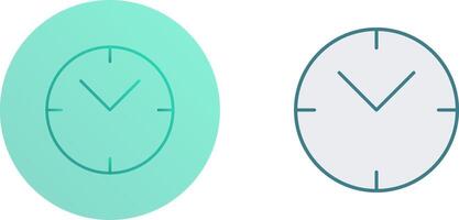 único reloj icono diseño vector