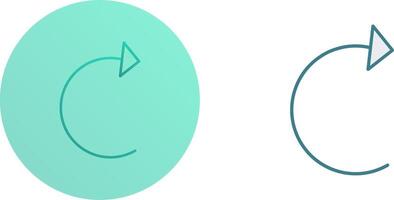 Unique Reload Icon Design vector