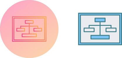 Unique Seo Structure Icon Design vector