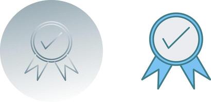 Unique Quality Control Icon Design vector