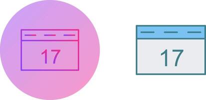 Unique Event Management Icon Design vector