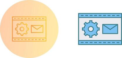 Unique Blogging Service Icon Design vector