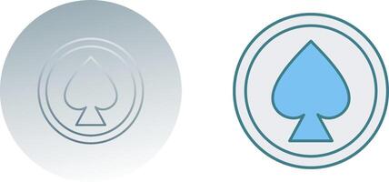 Unique Spade Icon Design vector