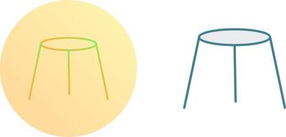 Unique Stool Icon Design vector