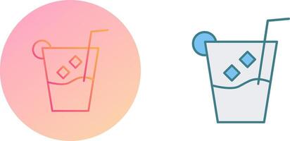 Unique Whiskey Sour Icon Design vector
