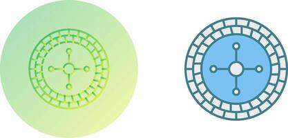 ruleta icono diseño vector