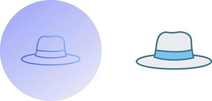 De las mujeres sombrero icono diseño vector