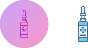 Nasal Spray Icon Design vector