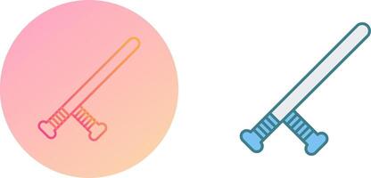 Baton Icon Design vector