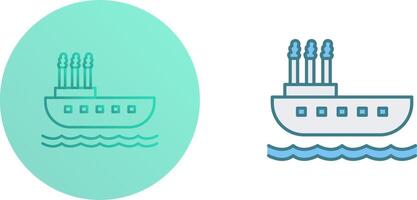 Steamboat Icon Design vector