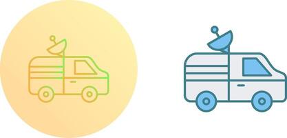 News Van Icon Design vector