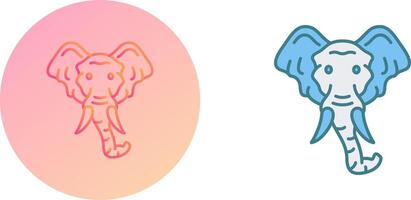 Eleplant Icon Design vector