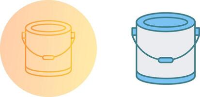 Paint Bucket Icon Design vector