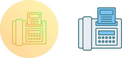 Fax Icon Design vector