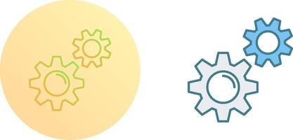 Gears Icon Design vector