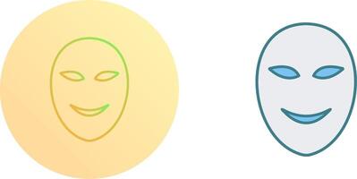 Ancient Face Mask Icon Design vector