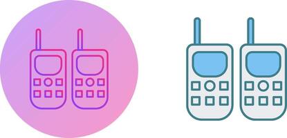 Walkie Talkie Icon Design vector