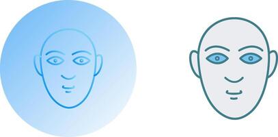Human Face Icon Design vector