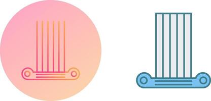 Column Icon Design vector