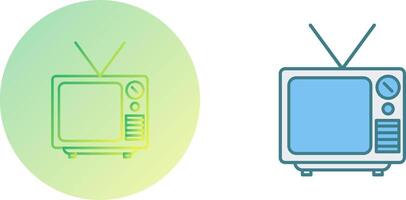 televisión transmitir icono diseño vector