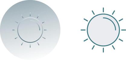 Sun Icon Design vector