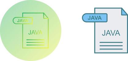 Java Icon Design vector
