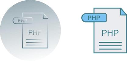 PHP Icon Design vector