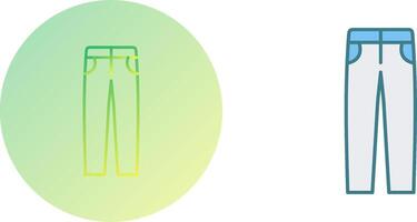 Men's Pants Icon Design vector