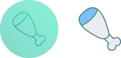 Cooked Ham Icon Design vector
