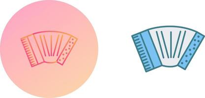 Accordion Icon Design vector