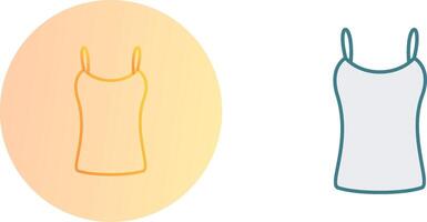 Ladies Vest Icon Design vector