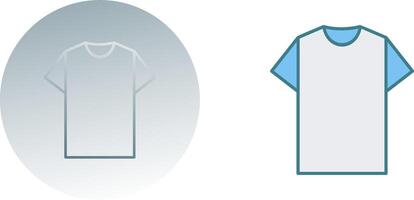 llanura t camisa icono diseño vector