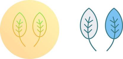 Herb Icon Design vector