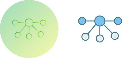 Nodes Icon Design vector