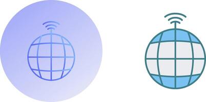 Global Signals Icon Design vector