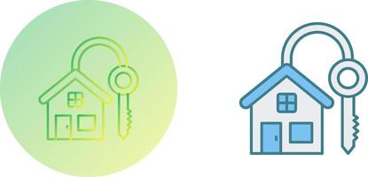 House Key Icon Design vector