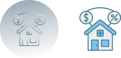 Mortgage Icon Design vector