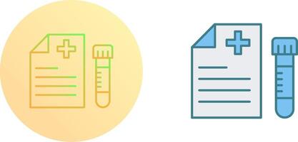 Blood Test Icon Design vector