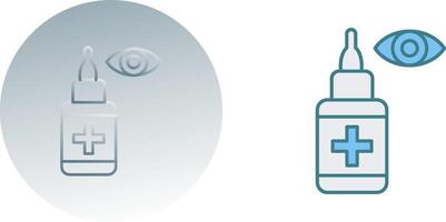 Eye Drop Icon Design vector