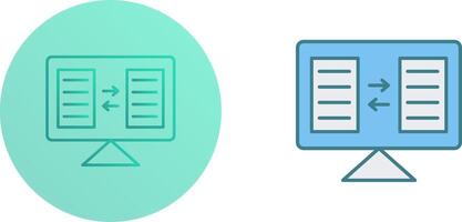 File Sharing Icon Design vector