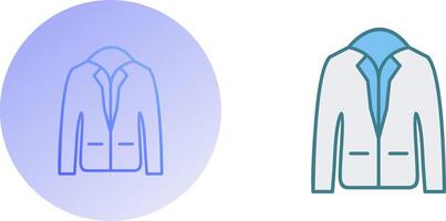 elegante chaqueta icono diseño vector