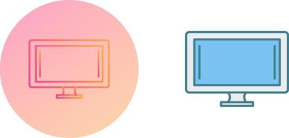 Monitor Icon Design vector