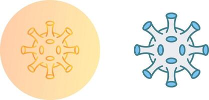 Virus Icon Design vector