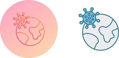 Pandemic Icon Design vector