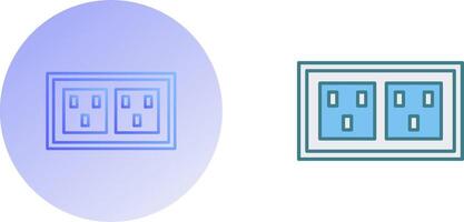 Socket Icon Design vector